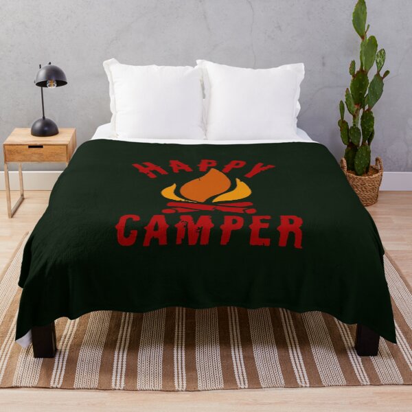Item preview, Happy Camper Fire Camp Wood Camping Bosque designed and sold by mynimo.