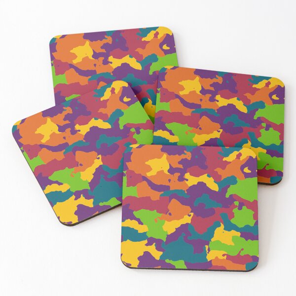 Item preview, Saturated Colors Camouflage Print designed and sold by BigAl3D.