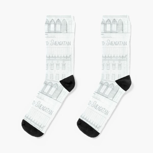Architecture drawing Socks