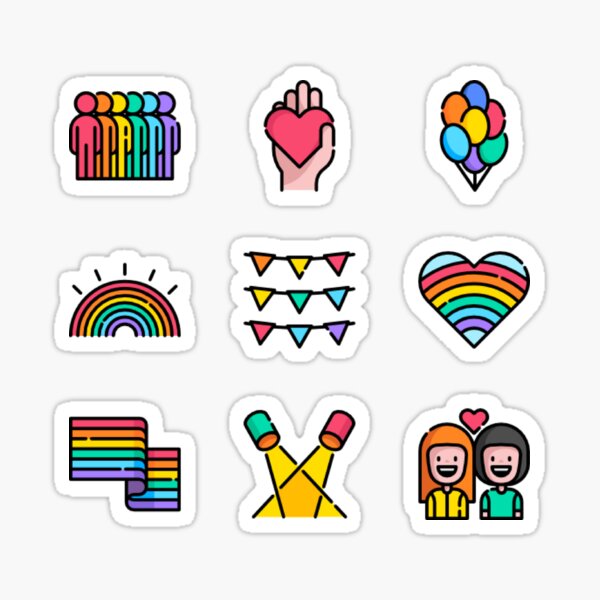 facebook gay pride stickers