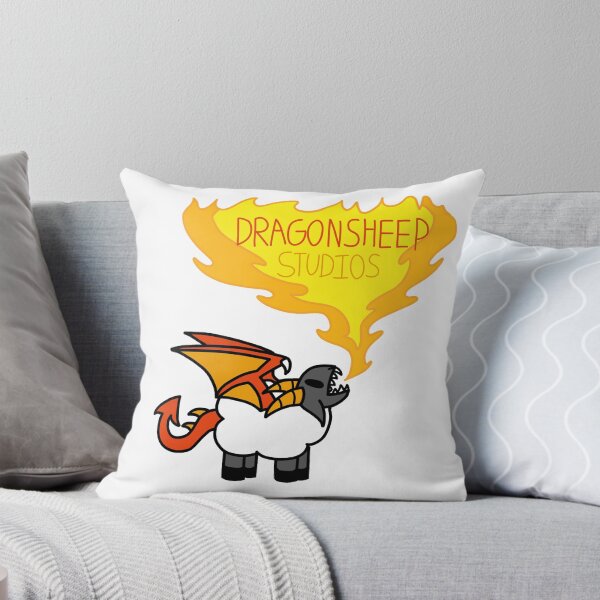 Item preview, Flaming Dragonsheep logo designed and sold by Dragonsheep.