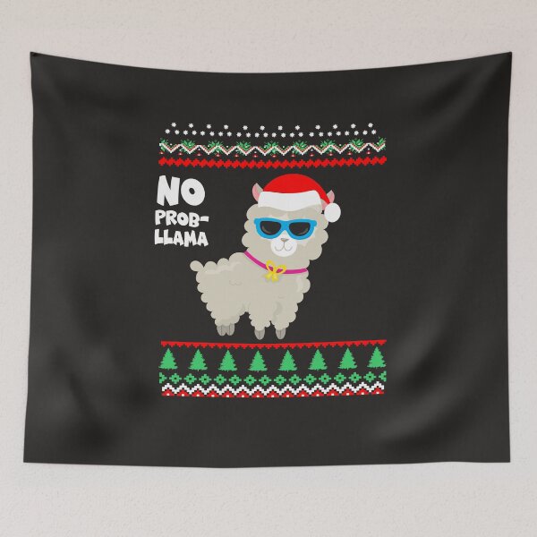Item preview, Llama Alpaca Christmas designed and sold by Ibu83.