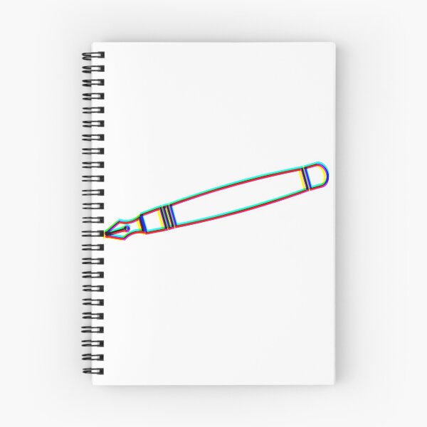 Item preview, Fountain Pen Outline - CMYK designed and sold by MOREDANKMEMES.