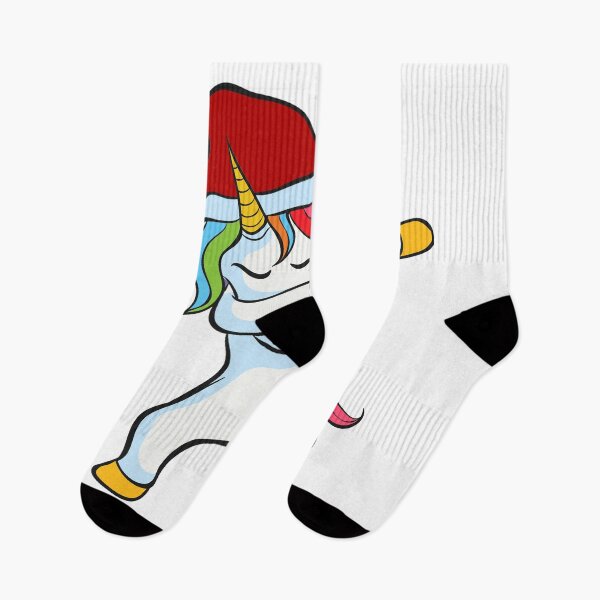 Artikelvorschau, Dabbing Einhorn Mädchen Rainbow Unicorns Weihnachten entworfen und verkauft von niedi18.