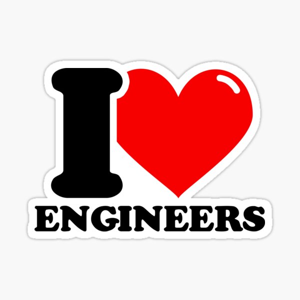 Item preview, I Love Engineers designed and sold by fabianb.