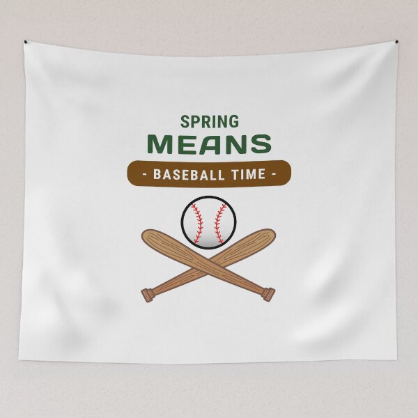 Item preview, Bats and Ball Spring Time Means Baseball Time  designed and sold by Jacksonso.