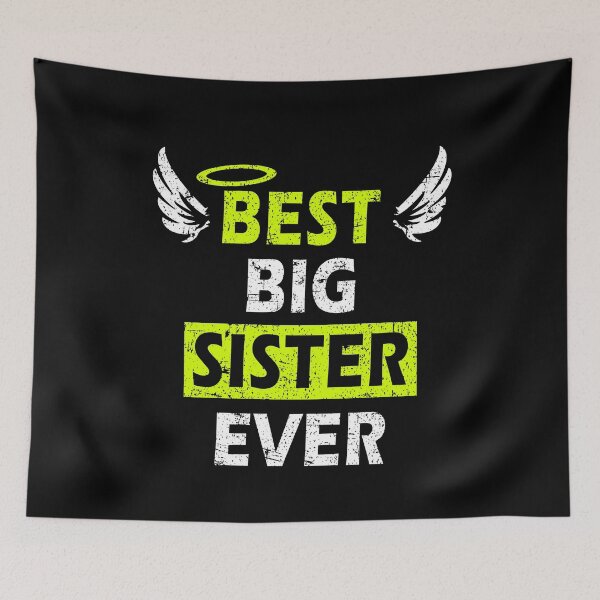 Item preview, Best Big Sister Ever - Perfect Gift Design with Wings designed and sold by Mfk Clothes.