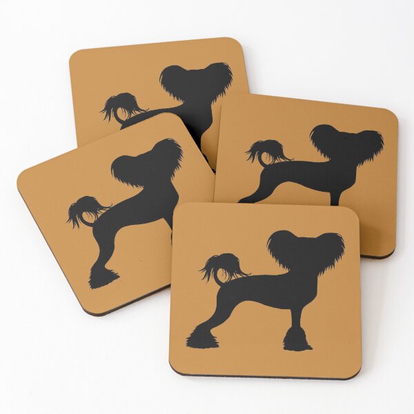 Item preview, Black Chinese Crested Silhouette(s) designed and sold by Jenn Inashvili.