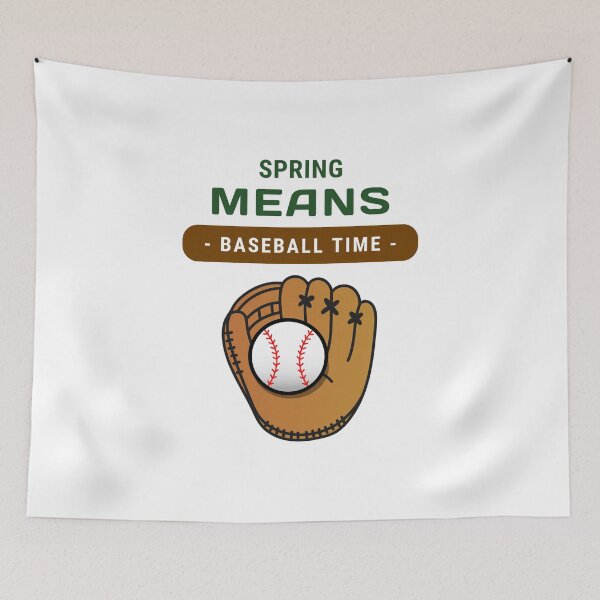 Item preview, Glove And Ball Spring Time Means Baseball Time  designed and sold by Jacksonso.