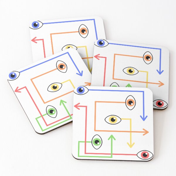 Item preview, Eyes and Arrows Abstract designed and sold by ElliottJames.