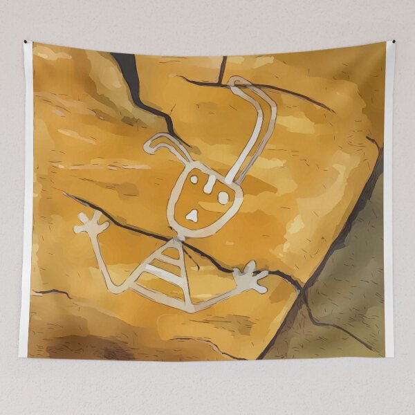 Artikelvorschau, Petroglyphen-Illustration vom Petroglyph National Monument - WelshDesigns entworfen und verkauft von welshdesigns.