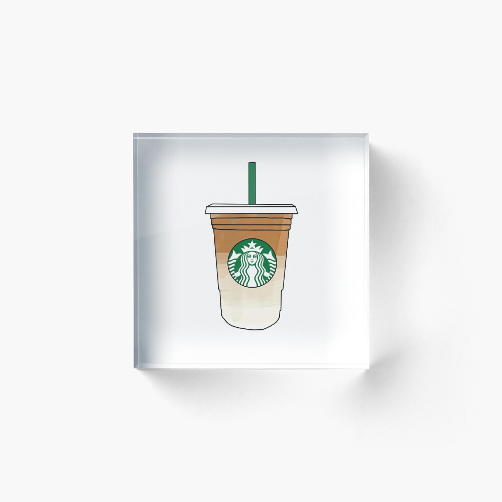 Lamina Rigida Bebida De Cafe Helado Starbucks De Hollyhutchie Redbubble