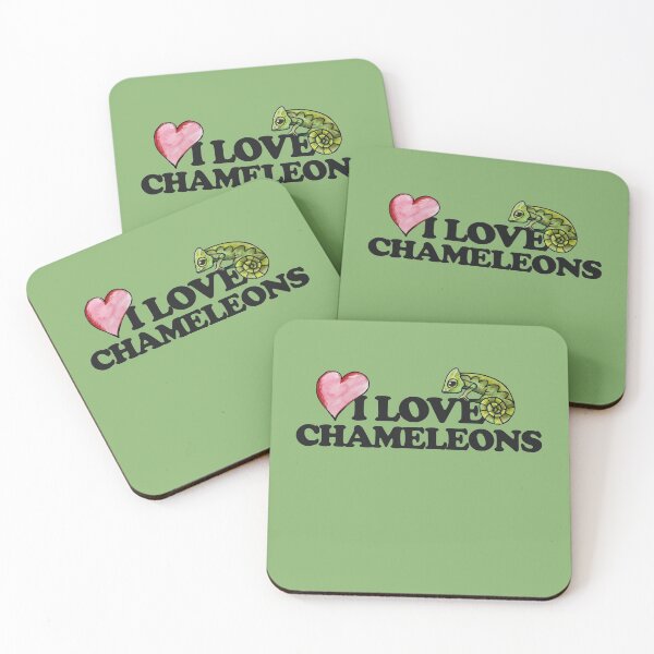 Item preview, I love chameleons  designed and sold by FrictionMaxxing.