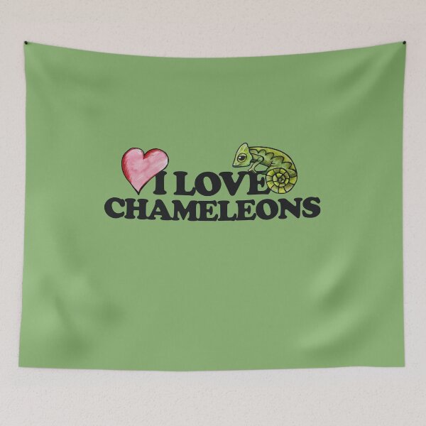 Item preview, I love chameleons  designed and sold by FrictionMaxxing.