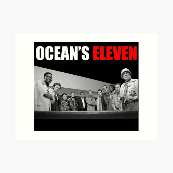 Ocean's Eleven Ensemble (2001) Art Print
