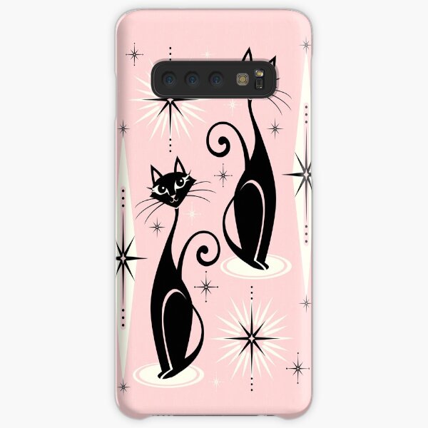 Mid Century Meow Retro Atomic Cats LG ©studioxtine Samsung Galaxy Snap Case