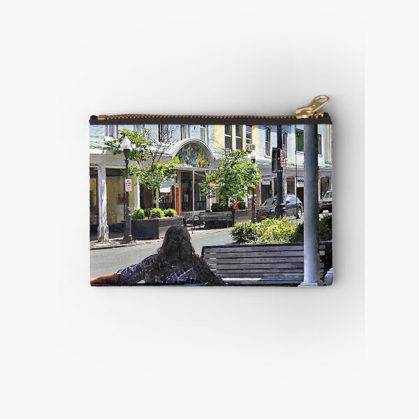Item preview, Kingston NY - Relaxing on N Front St designed and sold by Susan Savad.