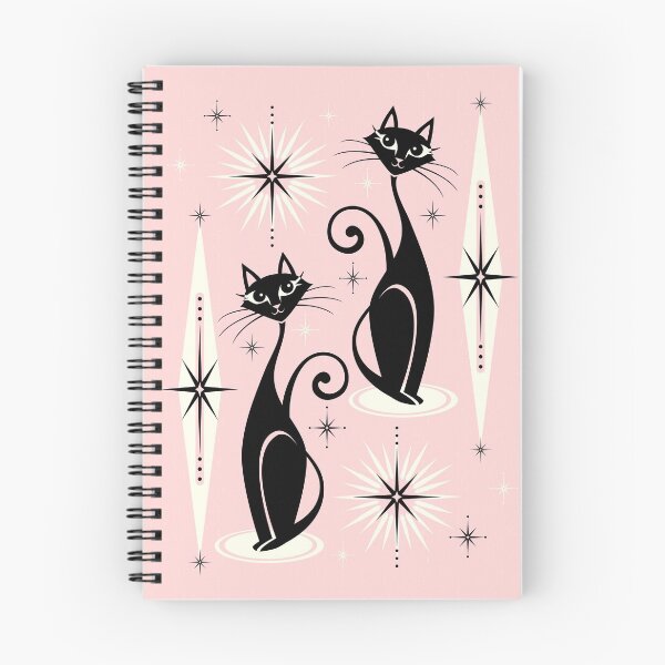 Artikelvorschau, Mid Century Meow Retro Atomic Cats LG ©studioxtine entworfen und verkauft von studioxtine.