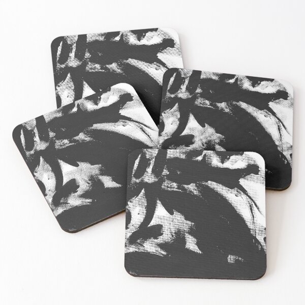 Item preview, Black Ink Brushstroke Abstract Painting designed and sold by andrea262.