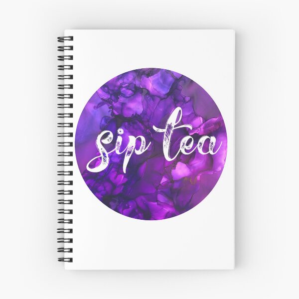 Item preview, Sip Tea on Original Abstract Alcohol Ink Painting designed and sold by herzart.