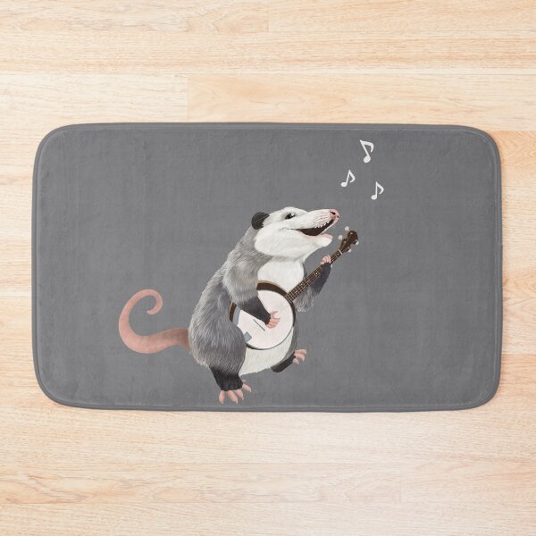 Item preview, Singing banjo player opossum musician designed and sold by Mehu.