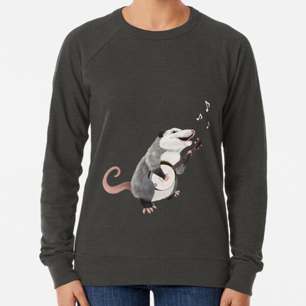 Item preview, Singing banjo player opossum musician designed and sold by Mehu.