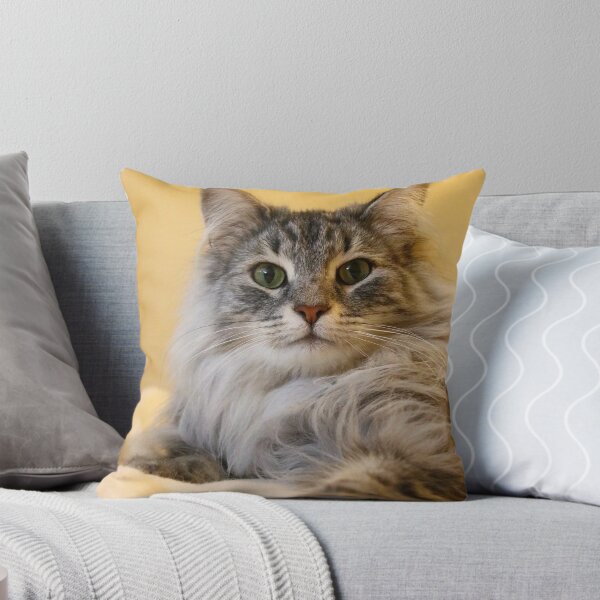 Item preview, Norwegian forest cat designed and sold by GreyFeatherPhot.