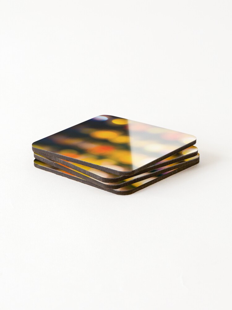 Thumbnail 4 of 5, Coasters (Set of 4), Light Rows Abstract designed and sold by srgreen.