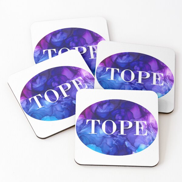 Item preview, Tope on an Original Abstract Alcohol Ink Painting designed and sold by herzart.