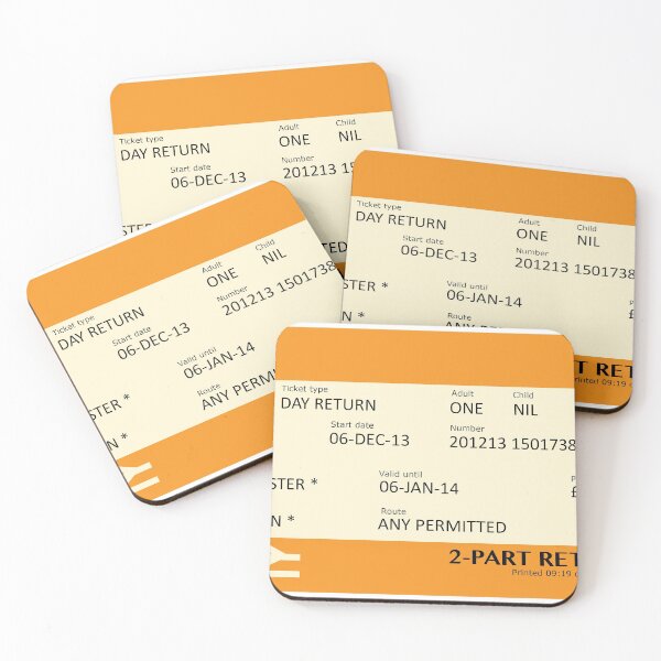 Item preview, UK Train ticket designed and sold by Melissa Searle.