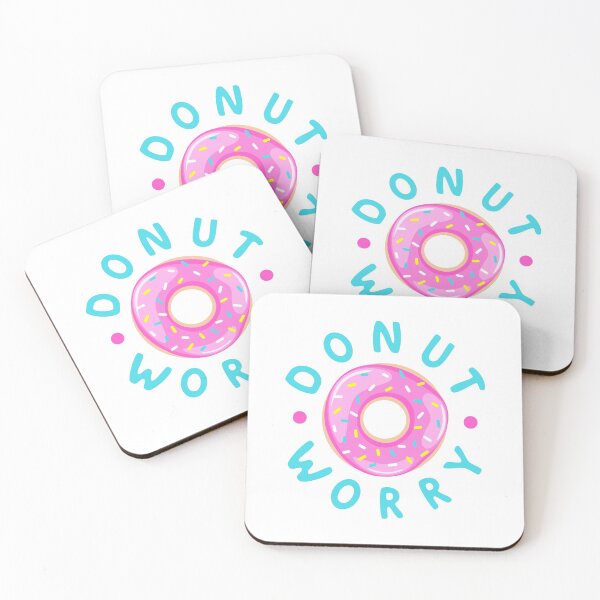 Item preview, Don't worry be happy. Cute print with donut. Vector card, decoration, prints and posters. Donut worry be happy, designed and sold by illucesco.