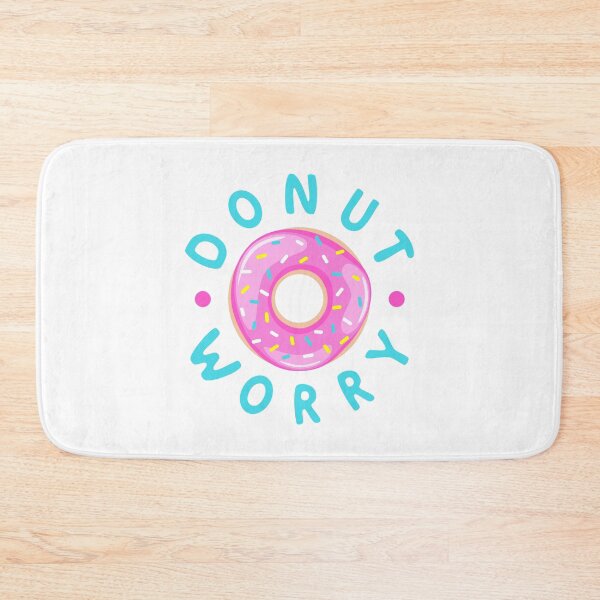 Item preview, Don't worry be happy. Cute print with donut. Vector card, decoration, prints and posters. Donut worry be happy, designed and sold by illucesco.