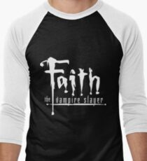 Faith the Vampire Slayer Men's Baseball ¾ T-Shirt
