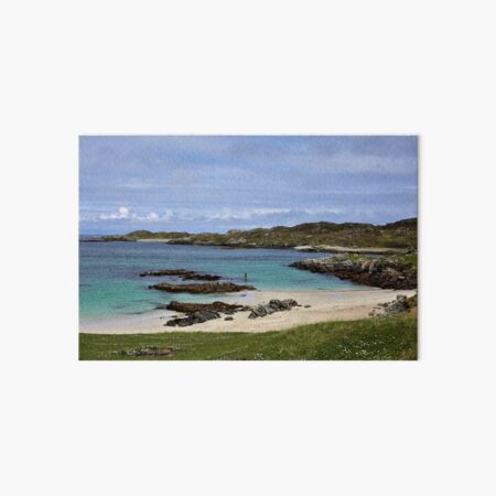 Scottish Island Beaches & Caribbean Blue Waters Art Board Print