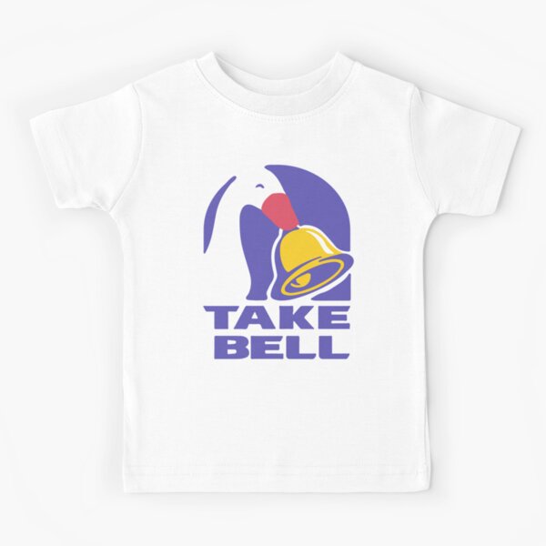 Goose TAKE BELL Taco Bell Untitled Goose Game Meme Illustration Kids T-Shirt