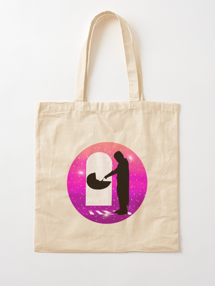 fuchsia tote bag