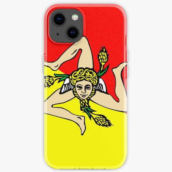sicilia flag iPhone Soft Case