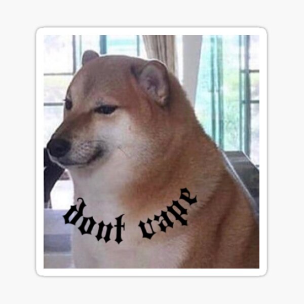 dont vape!! Sticker
