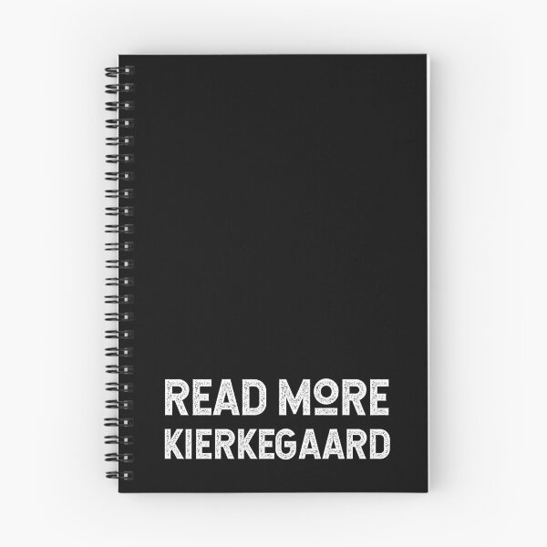 Item preview, Read More Kierkegaard Retro Typography for the Philosophically Inclined in Black and White designed and sold by kierkegaard.