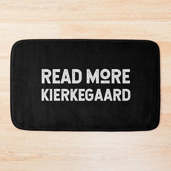 Item preview, Read More Kierkegaard Retro Typography for the Philosophically Inclined in Black and White designed and sold by kierkegaard.