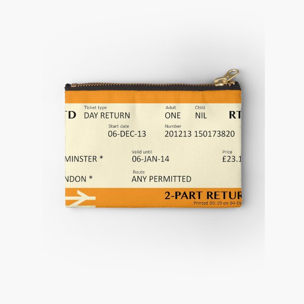 Item preview, UK Train ticket designed and sold by Melissa Searle.