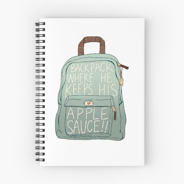 Item preview, backpack where he keeps his applesauce!! designed and sold by Bridget Art.