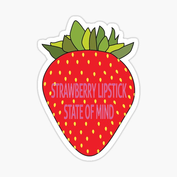 strawberry-lipstick-state-of-mind-harry-styles-adore-you-sticker-for