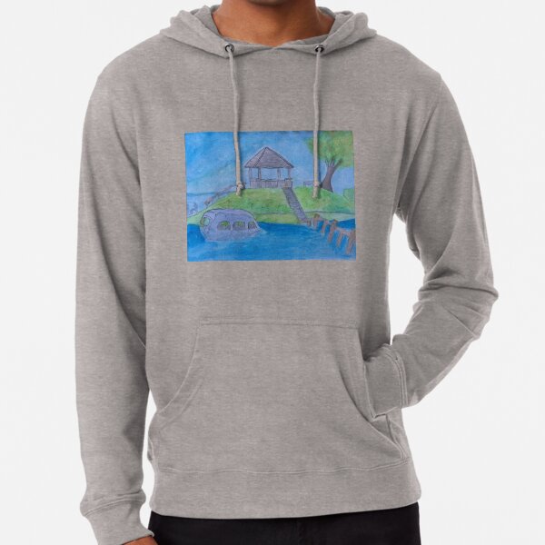 ponyo landscape Lightweight Hoodie