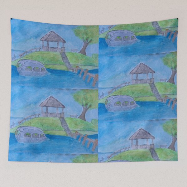 Item preview, ponyo landscape designed and sold by bunjeonn.