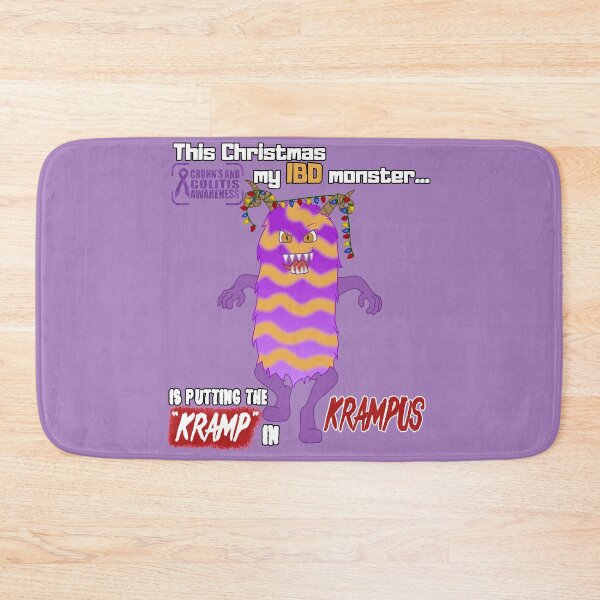 Item preview, IBD Monster, Krampus - Crohn's and Colitis Awareness designed and sold by poo-tee.