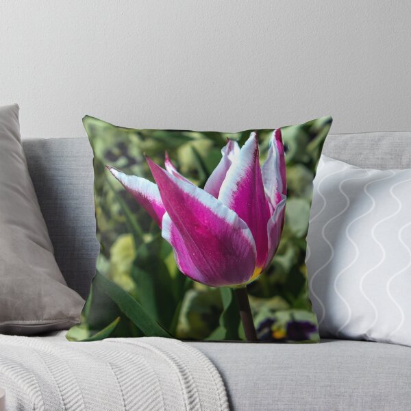 Item preview, Tulip - White fringe on Purple designed and sold by DPalmer.
