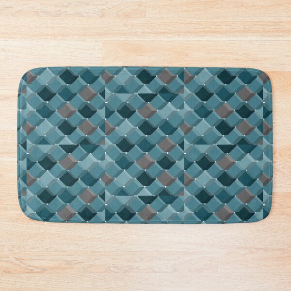 Item preview, Copy of Cyan cube Grid designed and sold by feather-pop.