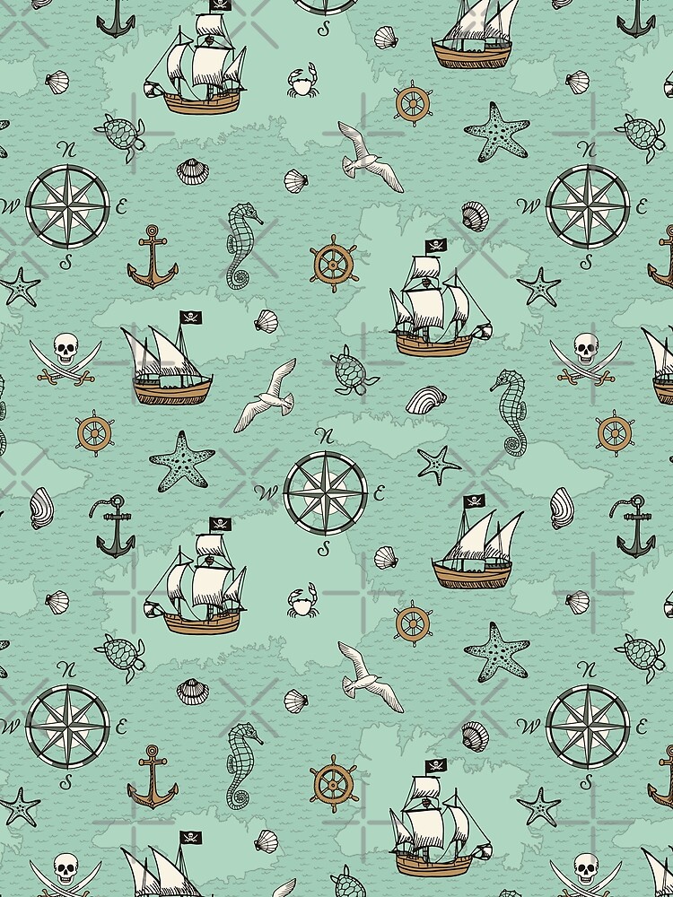 Pirate Sea (with stickers) by nadyanadya
