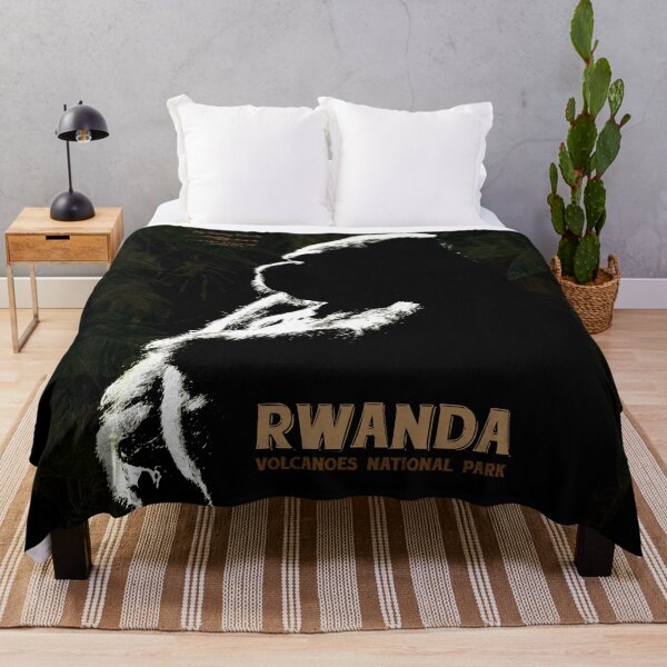 Item preview, Vintage-Style Rwanda Travel Poster designed and sold by travelwitheric.